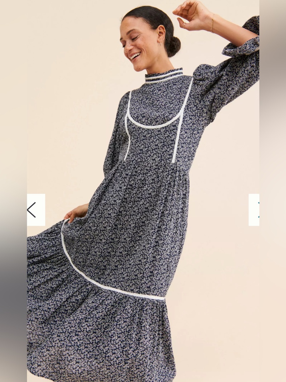 NWT Free People Meadows Amariellis dress size 2 cottagecore prairie French vibes